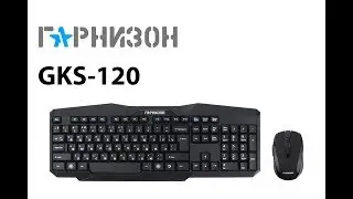 Беспроводной комплект (клавиатура + мышь)  Гарнизон GKS-120