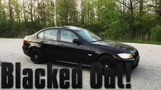 BLACKED OUT BMW E90 - 2011