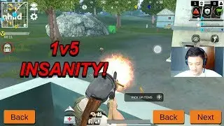 THE MOST INTENSE BATTLE EVER - Last Battleground Survival Quad Mode / 4 Player Team Mode