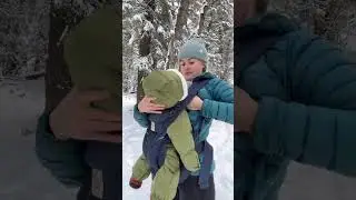 How To Breastfeed Baby on Winter Hike 