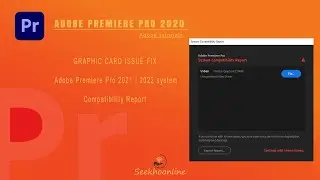 ADOBE PREMIERE PRO 2020 GRAPHIC CARD ISSUE FIX | ADOBE PREMIERE PRO 2021 | 