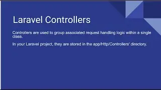 Laravel 8 Custom Authentication App - Introducing Laravel Controllers