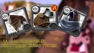 LA GRAN DIREFENCIA DE CRAFTEAR EN CIUDAD Y HO ZN