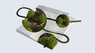 Hybrid Render and Line Drawing - 3D - Rhino 7 and VRay