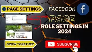 Facebook Page Role Settings 2024 | How to add admin on Facebook Page in PC