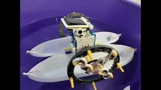 Boat-bot #4 Solar Bot 14 in 1 Эта штука реально плавает!!!