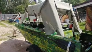 КРЕПЛЕНИЕ УДОЧЕК НА ЛОДКУ, СВОИМИ РУКАМИ,