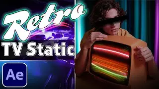 How to Create RETRO TV STATIC | After Effects Tutorial
