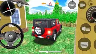 Dollar (Sang) Modified Mahindra Yellow Thar😈 || lndian Cars Simulator 3D || An...