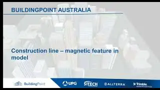 Tekla Structures - Construction line - magnetic feature in model