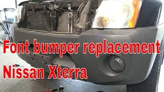 How To Replace / Remove Nissan Xterra or Frontier  Front bumper