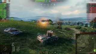World of Tanks КВ-2 Тащит!