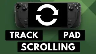 Left Steam Deck Trackpad Works as a Scroll Wheel in Desktop Mode | Clockwise & Counterclockwise