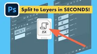 How to Split Artwork to Layers in Photoshop (Fast & Easy!)