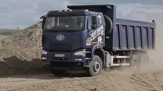 тест драйв Самосвал FAW 6х4 (Китай)