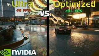CYBERPUNK 2077 | Ultra Vs. Optimized Settings | RTX 3080 | 4K