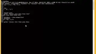 Read or convert json data from or to python list