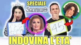 INDOVINA L'ETÀ DEI CANTANTI DI SANREMO 2022 - Guess the age #11
