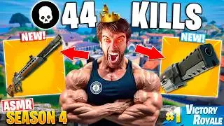 ASMR Fortnite 44 Kills Fast Mouth Sounds SOLO VS SQUAD - ASMR en español