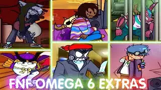 FNF V.S OMEGA ALL 6 EXTRAS + Cut Scenes !! Friday Night Funkin' Mod (No Comments)