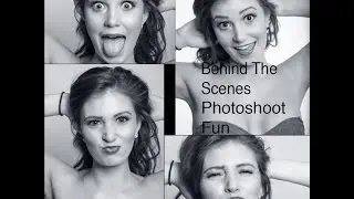 Small Studio Model Photoshoot - Behind the scenes