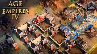 Age of Empires 4 - MASSIVE ATTACK ACROSS THE MAP