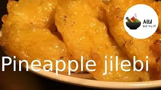 Pineapple Jalebi | Pineapple sweet Recipe l Jalebi Recipe | Pineapple Jalebi recipe🍍