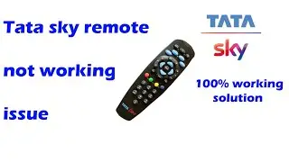 Fix Tata Sky remote not working properly