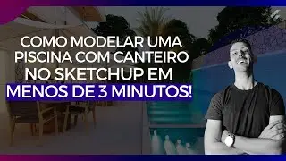 A forma mais fácil de modelar uma piscina no sketchup a partir de uma imagem de referência!