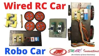 Wired Remote Control Car Robotics Kit | Acme SMART Innovations