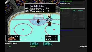 AI destroys NHL94 (1 vs 1 mode)
