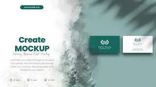 How to create a business card mockup in Photoshop | Making mockup easily with Adobe Photoshop