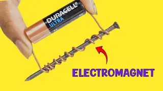 DIY Electromagnet Tutorial - Easy Science Project for Kids!