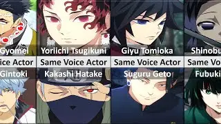 Anime Characters with The Same Hashira Demon Slayer Voice Actors | Kimetsu no Yaiba