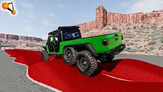 Epic Satisfying Cars Suspension Test #15 - BeamNG drive