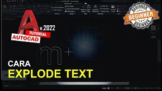 AutoCAD How to Explode Text Objects