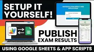 How to setup Madrasa Result Web App Yourself | Excel for Muallims | excelguru.co.in