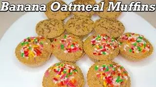 Banana Oatmeal Muffins