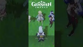 Lumine cantando Genshin Impact
