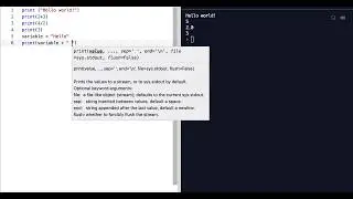 Python: Lesson 2 -- Print Function | SyntaxError