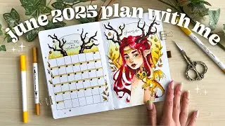 june 2025 bullet journal plan with me ❤️‍🔥 bullet journal inspiration and ideas (ft. Craftsy)