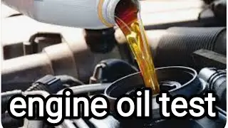 Анализ моторного масла engine oil analysis