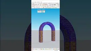 Learn how to apply brick or stone texture in arch On SketchUp 