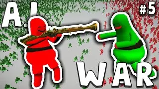 I Made 1.000 A.I Zombies FIGHT A.I Soldiers... (Deep Reinforcement Learning)