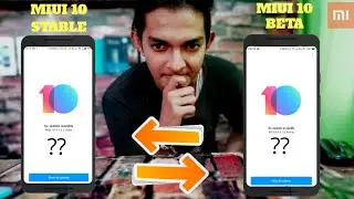 MOVE MIUI 10 GLOBAL BETA TO MIUI 10 GLOBAL STABLE || SIMPLY STEP BY STEP