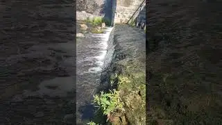 Дамба.Сила и мощ воды