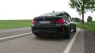 BMW M2 Competition exhaust sound check revs