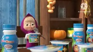 Klaskyklaskyklaskyklaskyklasky Masha and the Bear danone