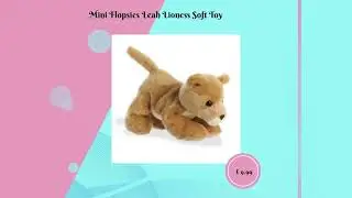 Mini Flopsies Leah Lioness Soft Toy