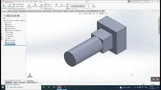 Solidworks Basic 3D Me Modeling Part 2 #shorts #solidworks #model #new video